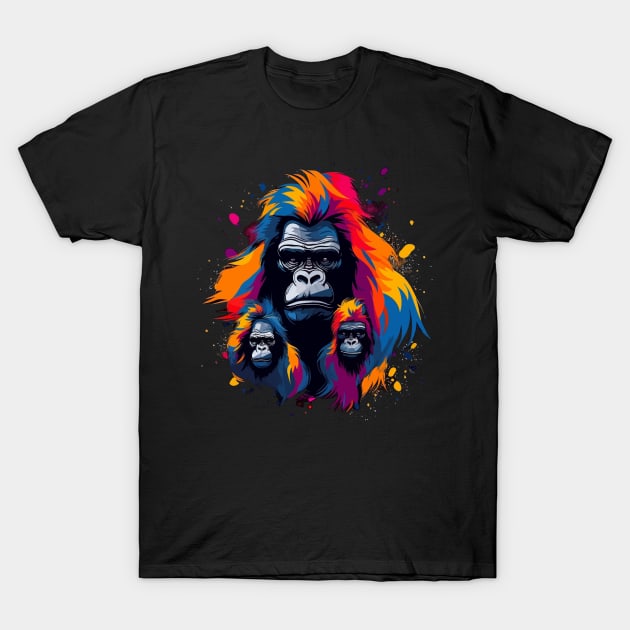 Gorilla Fathers Day T-Shirt by JH Mart